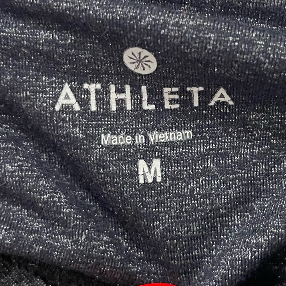 Athleta Dark Gray Heathered Leggings - Picture 5 of 6